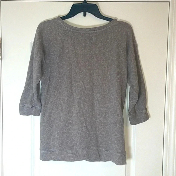 Lucky Brand Ivory Cable Knit 3/4 Sleeve Pullover Sweater - Size M - Picture 8 of 8